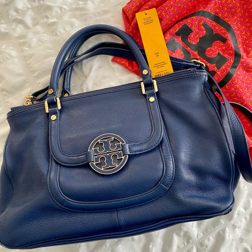 Tory Burch Amanda bag in Navy